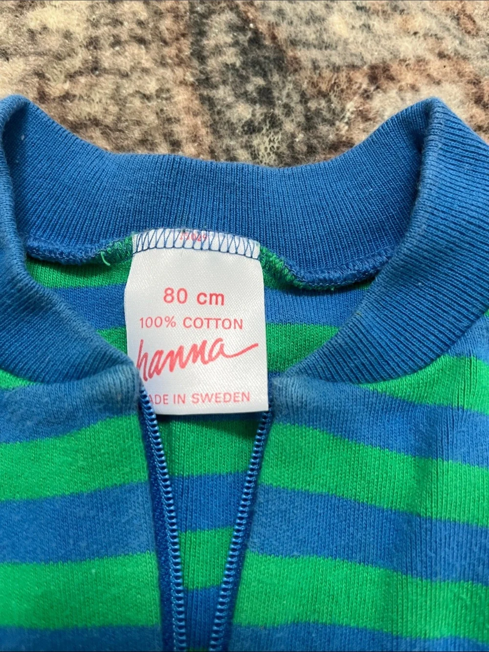 Vintage Hanna Andersso from Denmark One-Piece Zip Romper